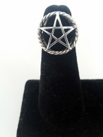 Pentagram Braid Ring