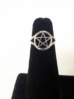 Pentagram Ring Cutout Small
