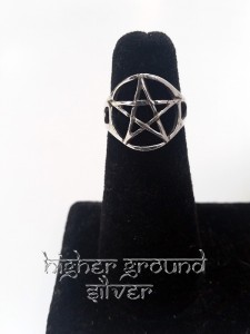 Pentagram Ring Cutout Large