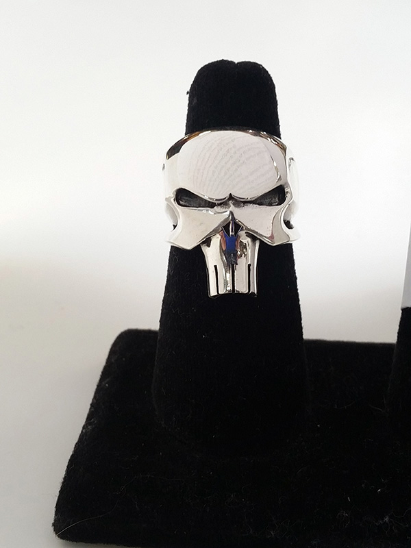 Skull Punisher Ring - Click Image to Close